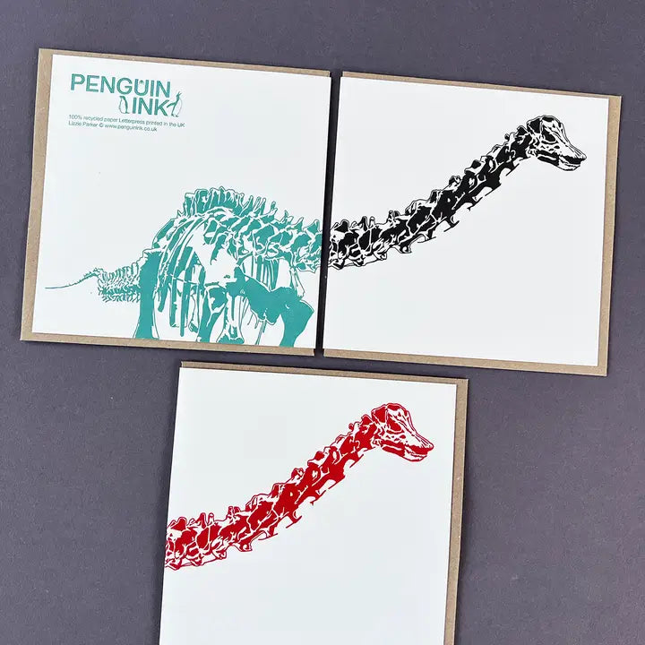 Dippy Letterpress Card