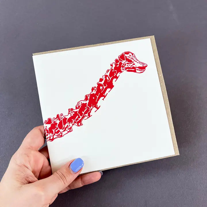 Dippy Letterpress Card