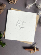 Let It Snow Letterpress Card
