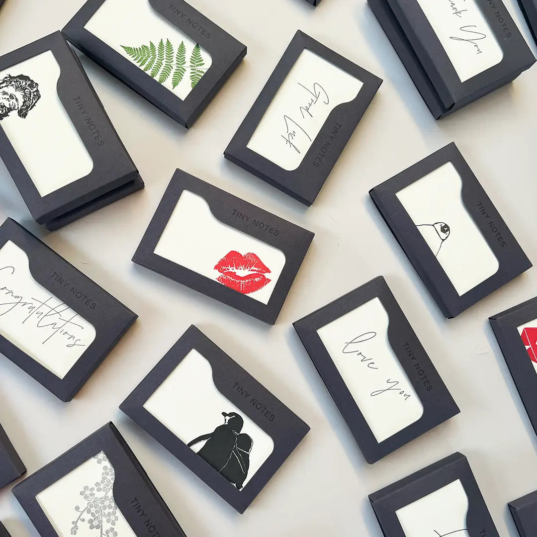 Red Heart Gift Tag Florist Cards