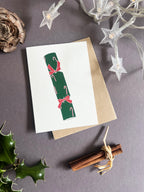 Candy Cane Cracker Card