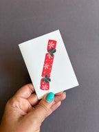 Snowflake Cracker Card