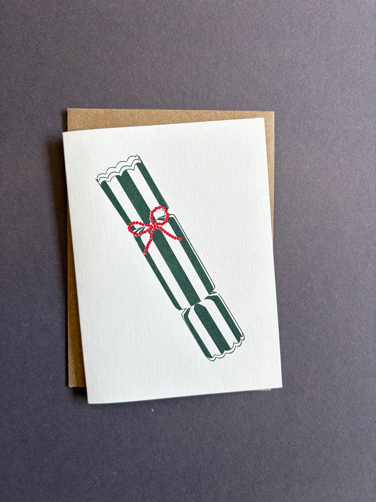 Stripe Cracker Card