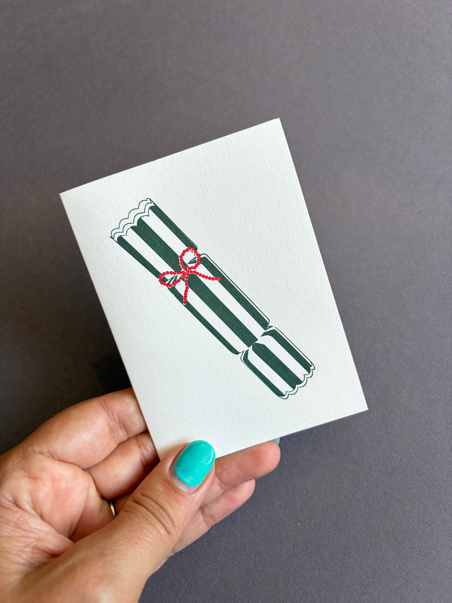 Stripe Cracker Card