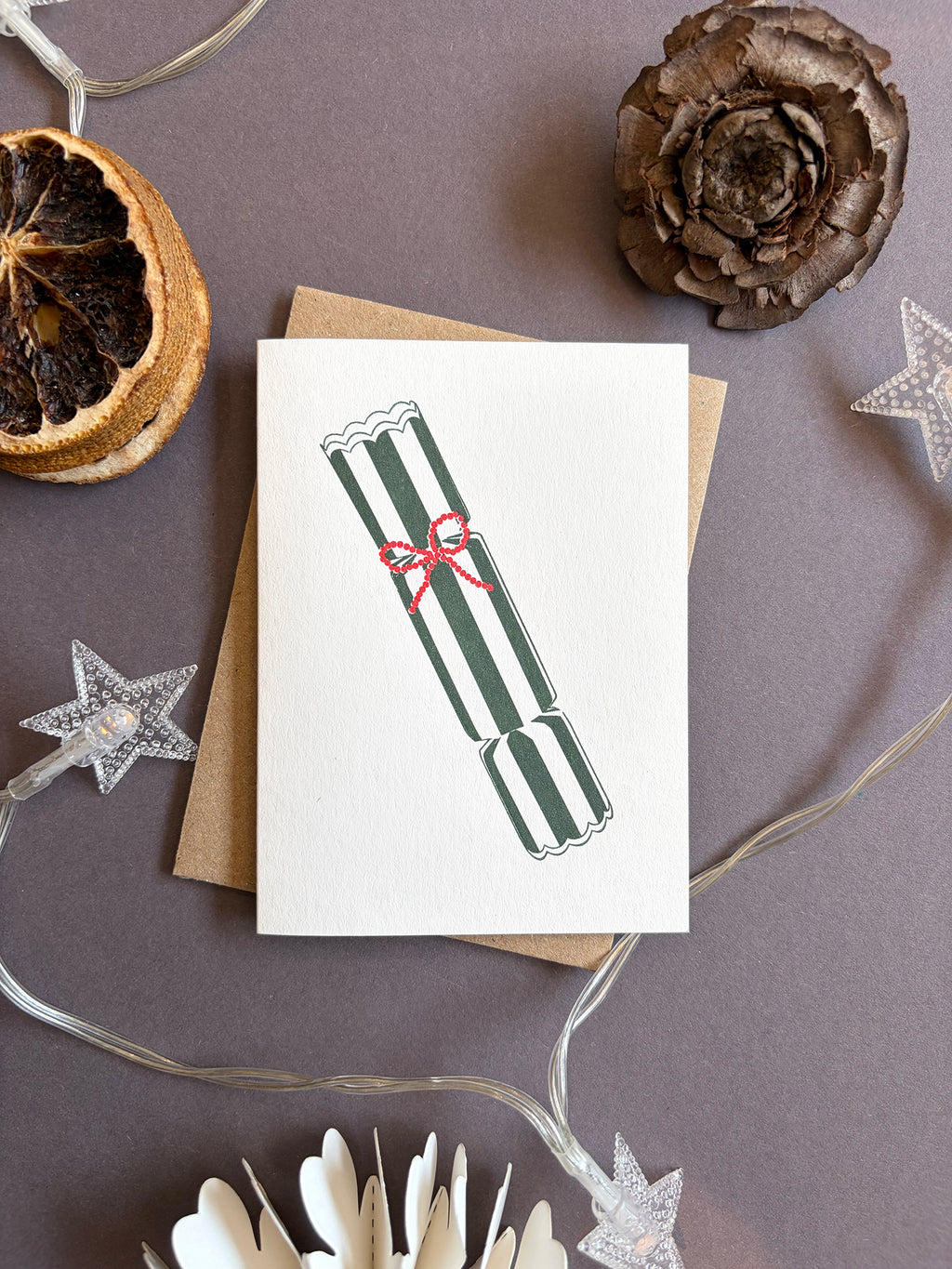 Stripe Cracker Card