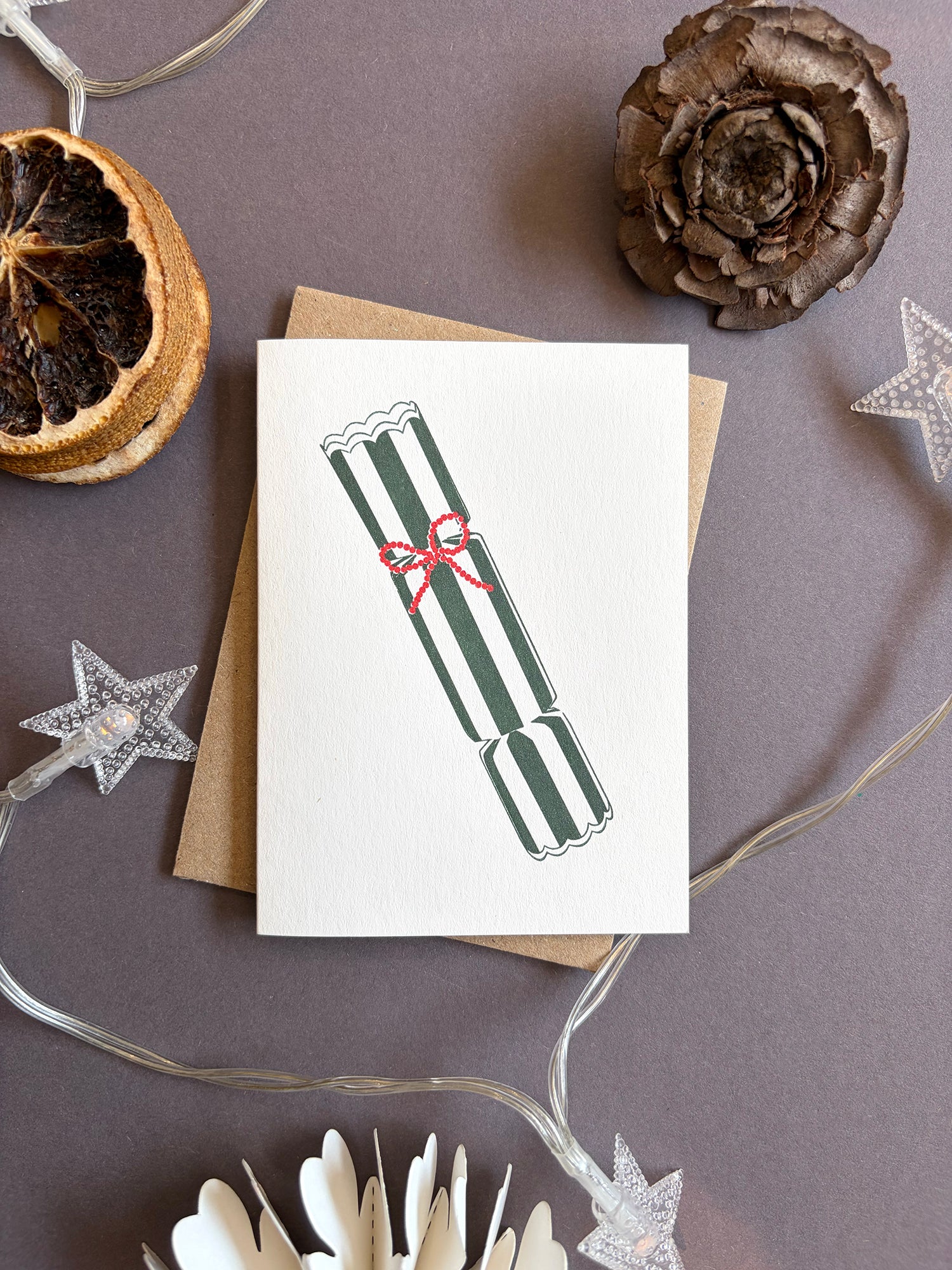 Stripe Cracker Card
