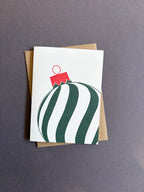 Spiral Bauble Card