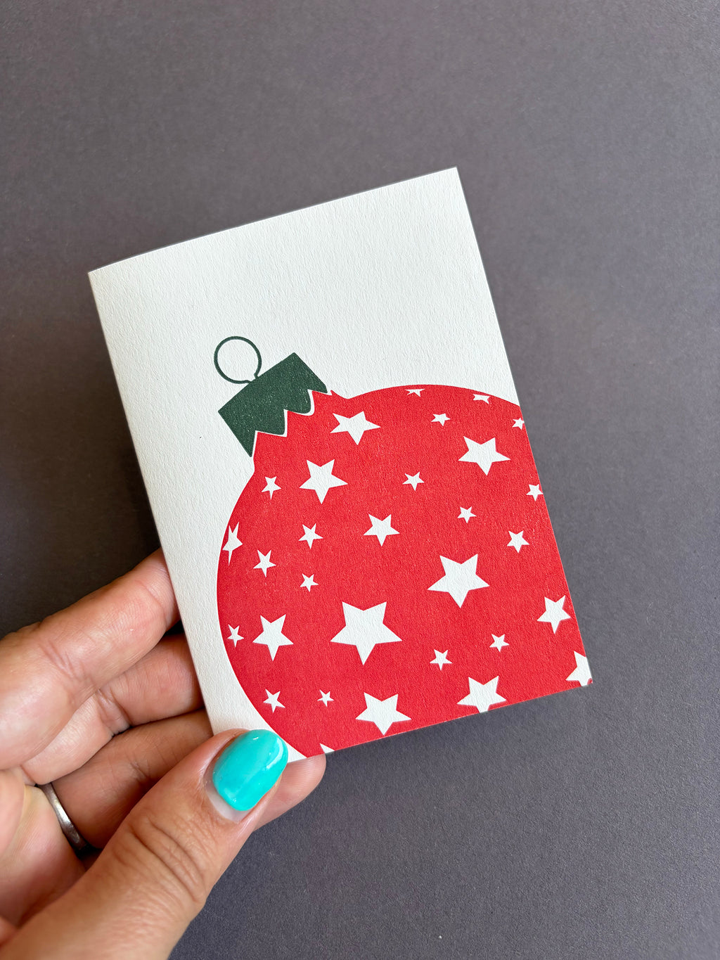 Star Bauble Card