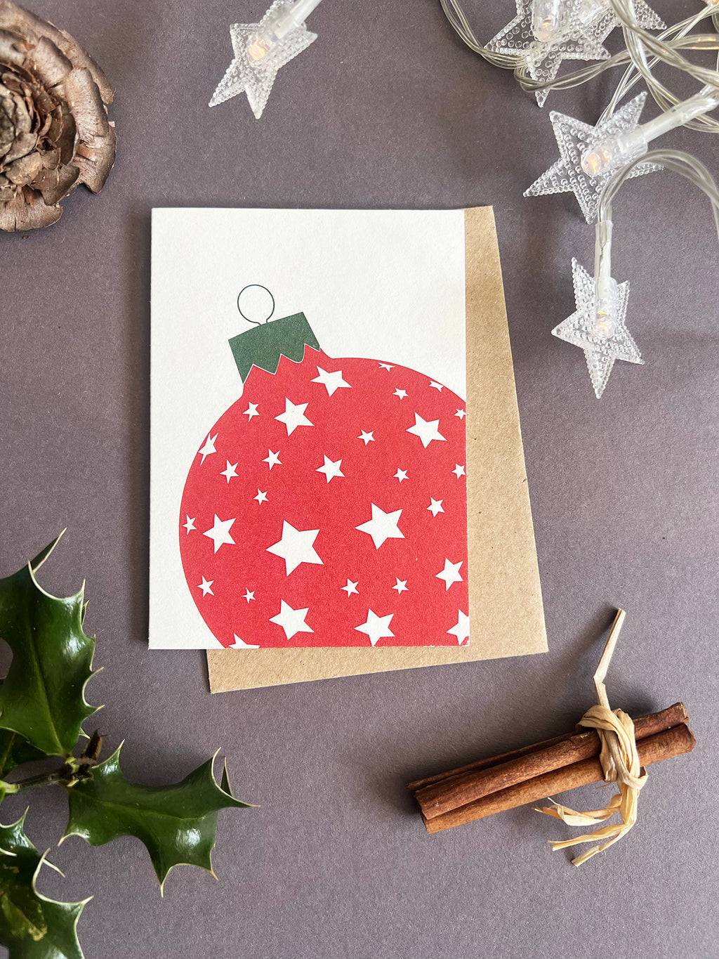 Star Bauble Card