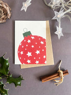 Star Bauble Card