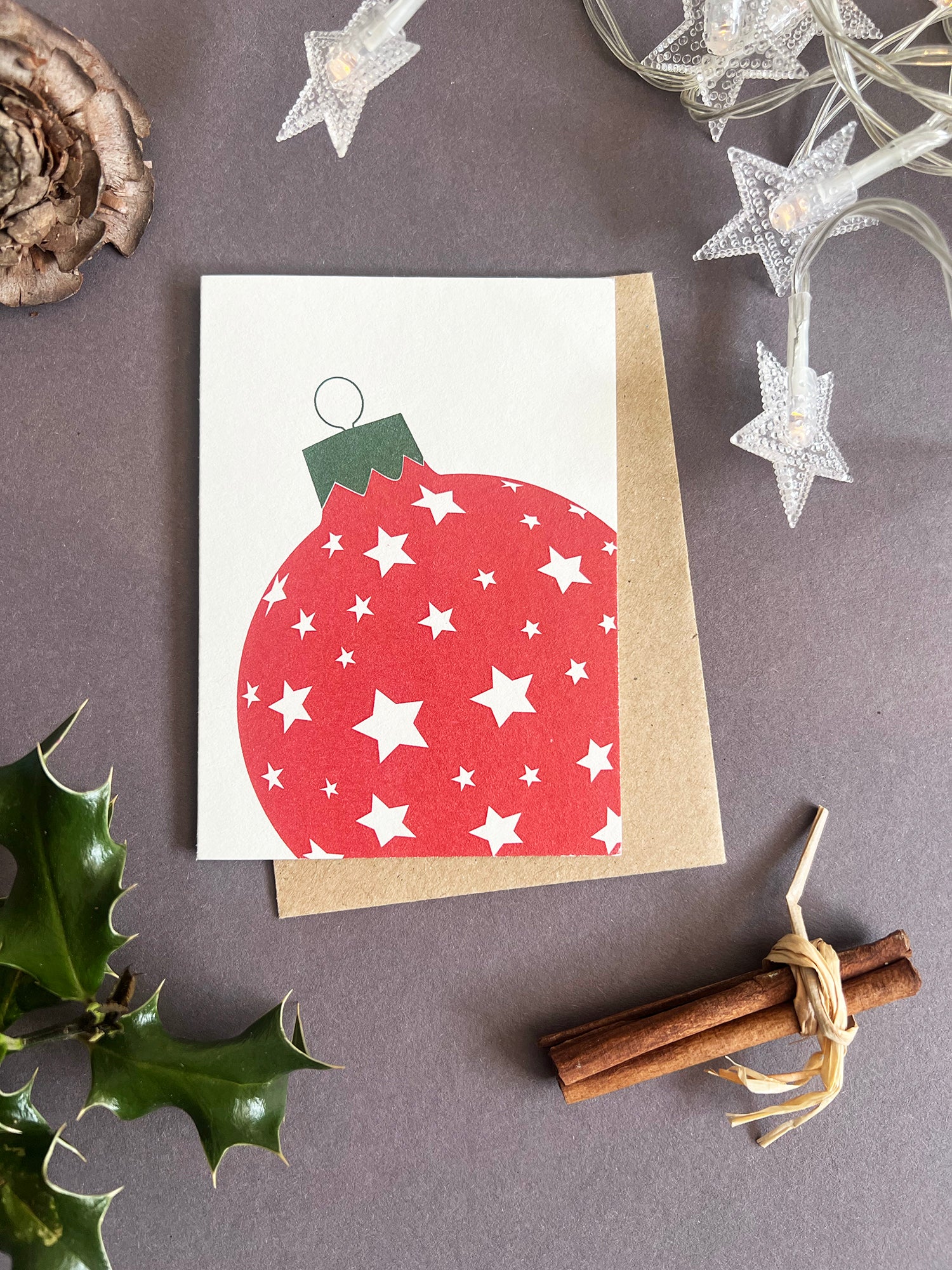 Star Bauble Card