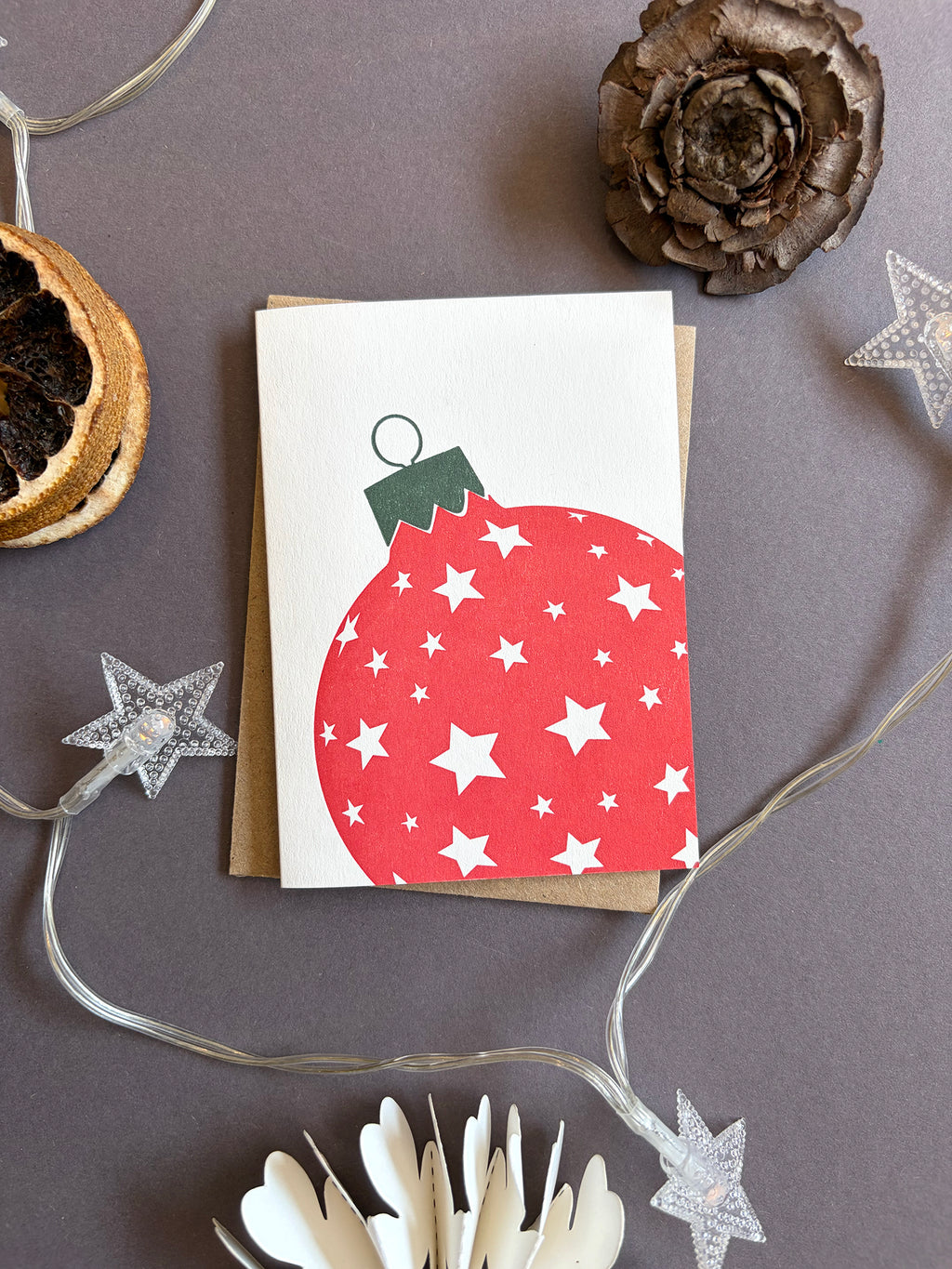 Star Bauble Card