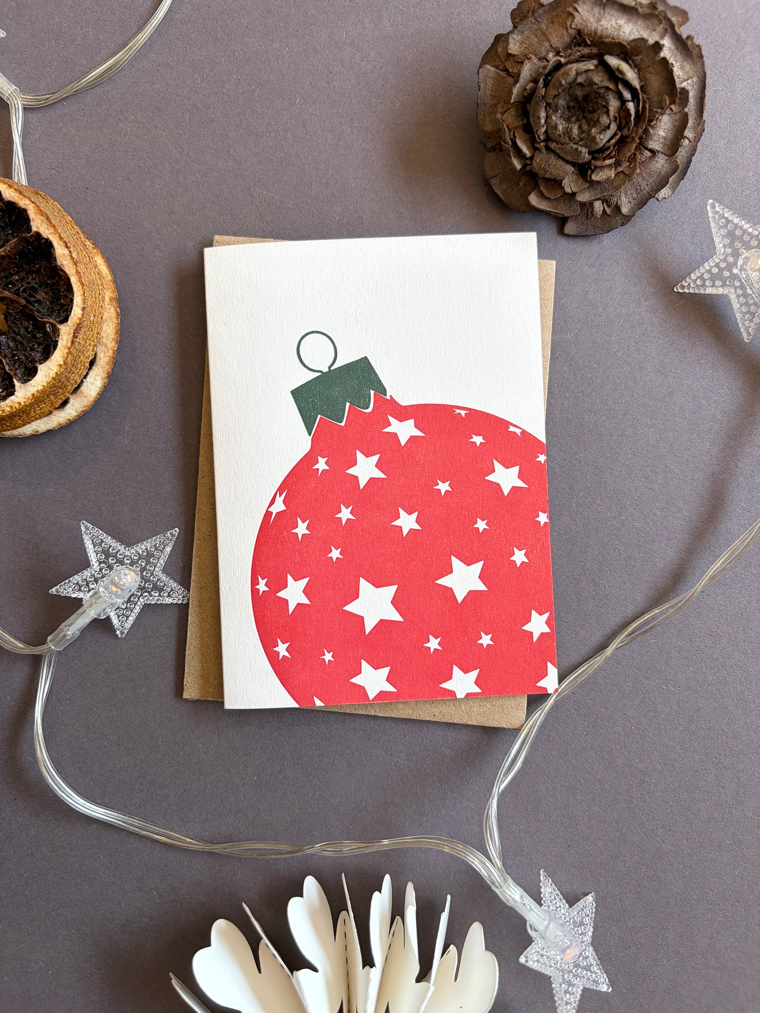 Star Bauble Card