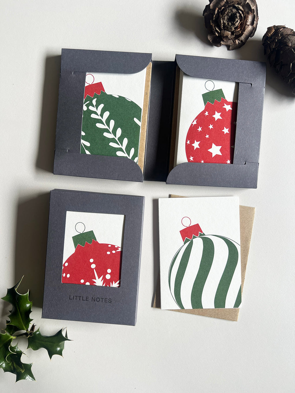 Baubles Notecard Set | Set of 8