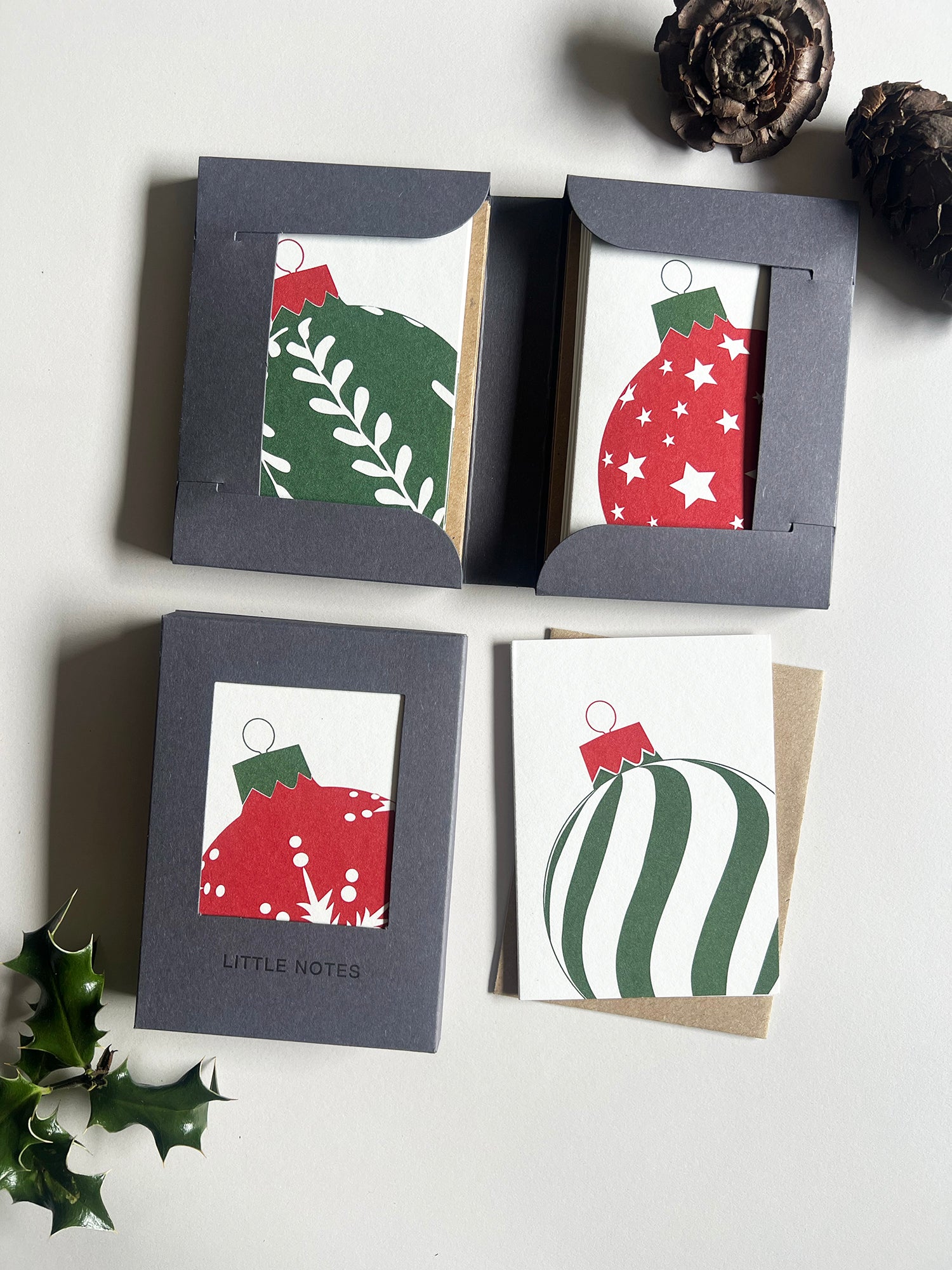 Baubles Notecard Set | Set of 8