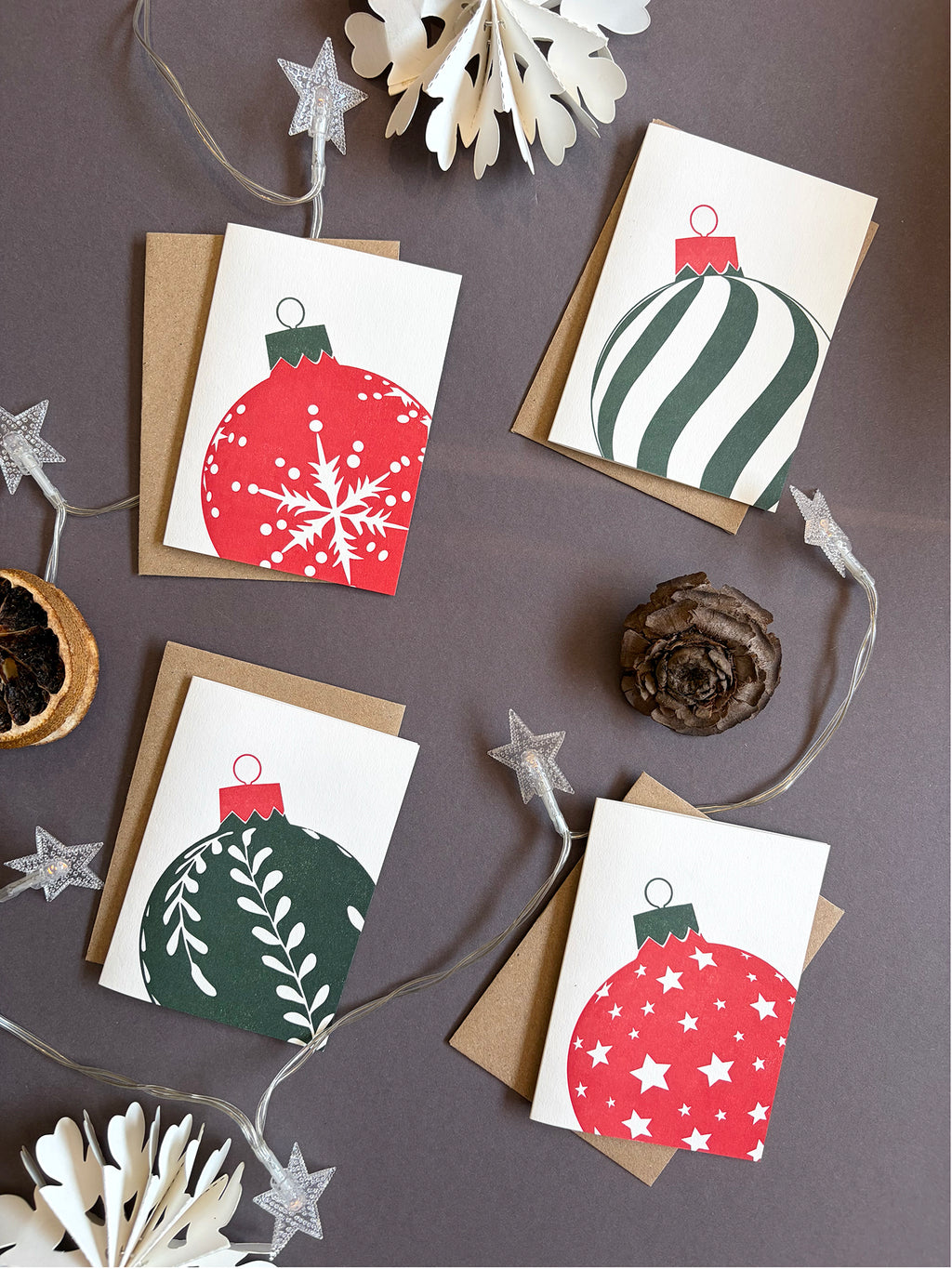Star Bauble Card