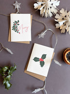 Holly & Ivy Notecard Set | Set of 8