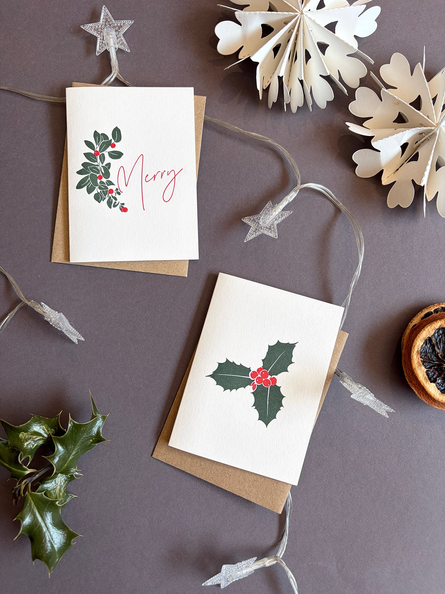 Holly & Ivy Notecard Set | Set of 8