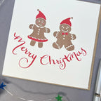 Gingerbread in Love Letterpress Card