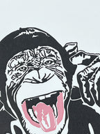 Chimpanzee Letterpress Card