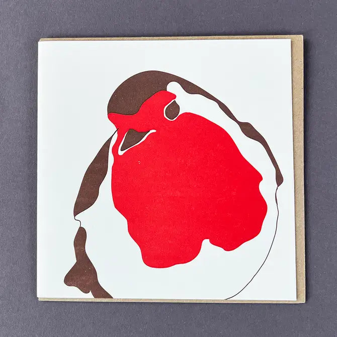 Robin Letterpress Card