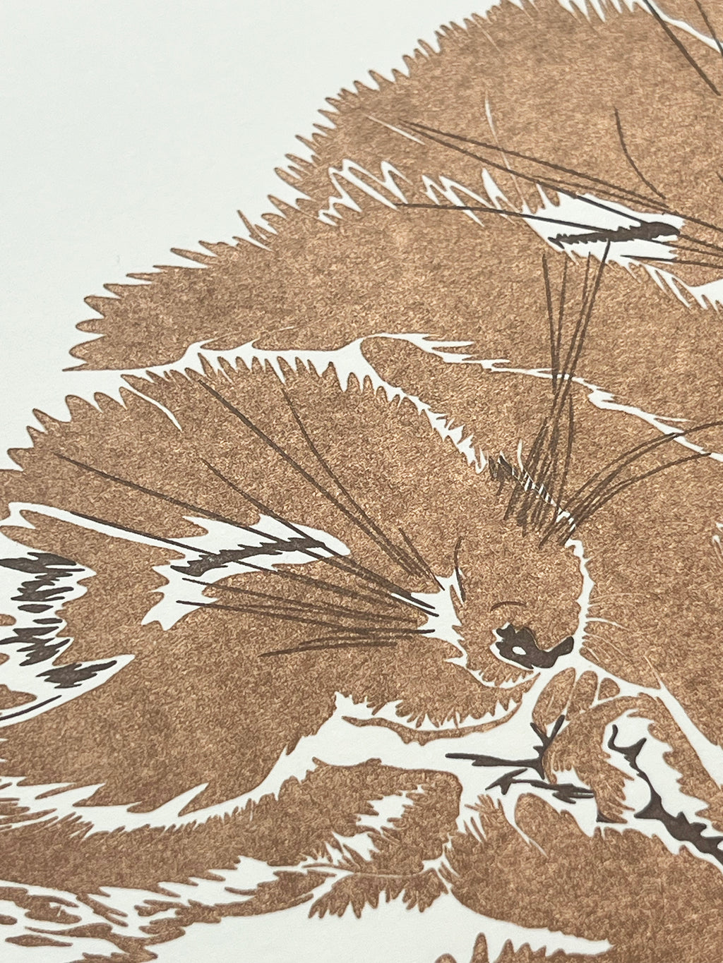 Dormice Letterpress Card