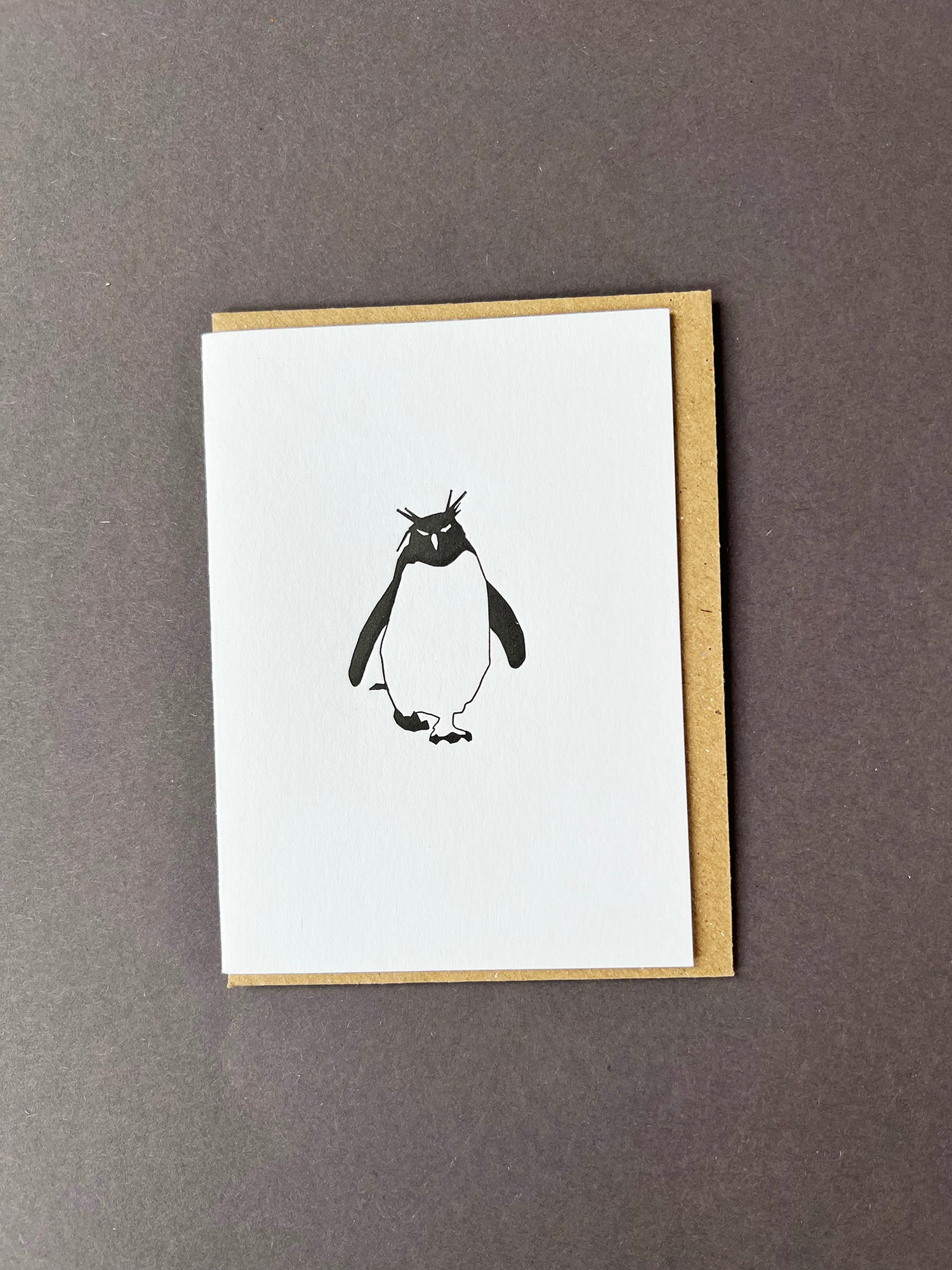 Rockhopper Penguin Card