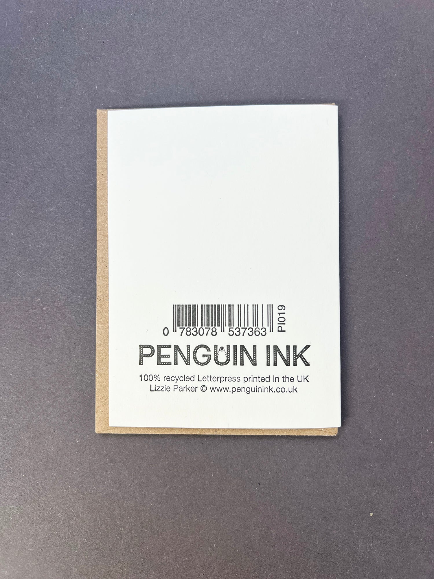 Jumping Gentoo Penguin Card