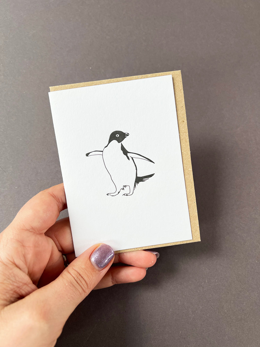 Adelie Penguin Card
