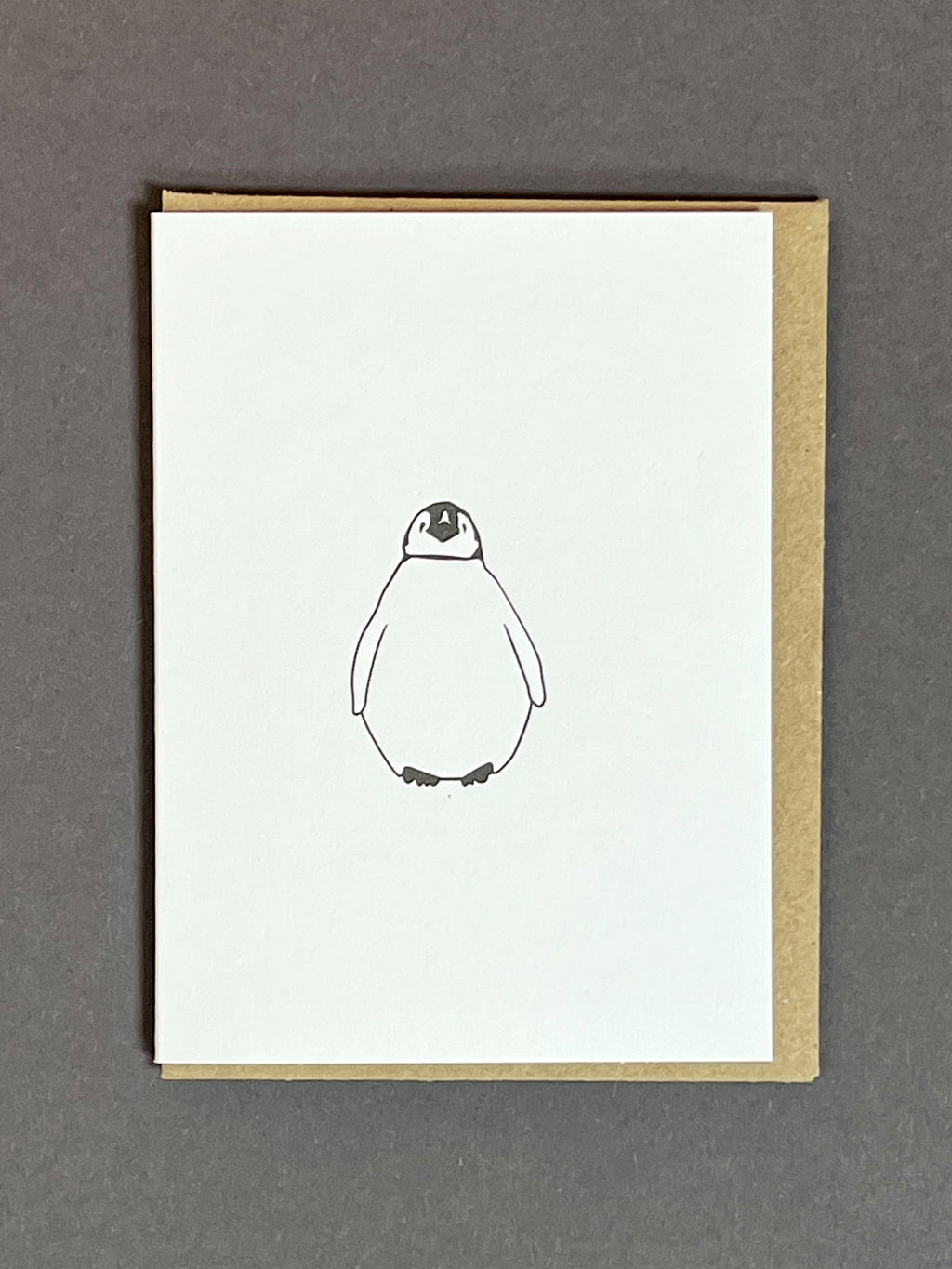 Baby Up Penguin Card