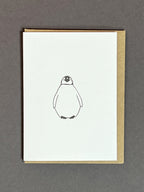 Baby Up Penguin Card