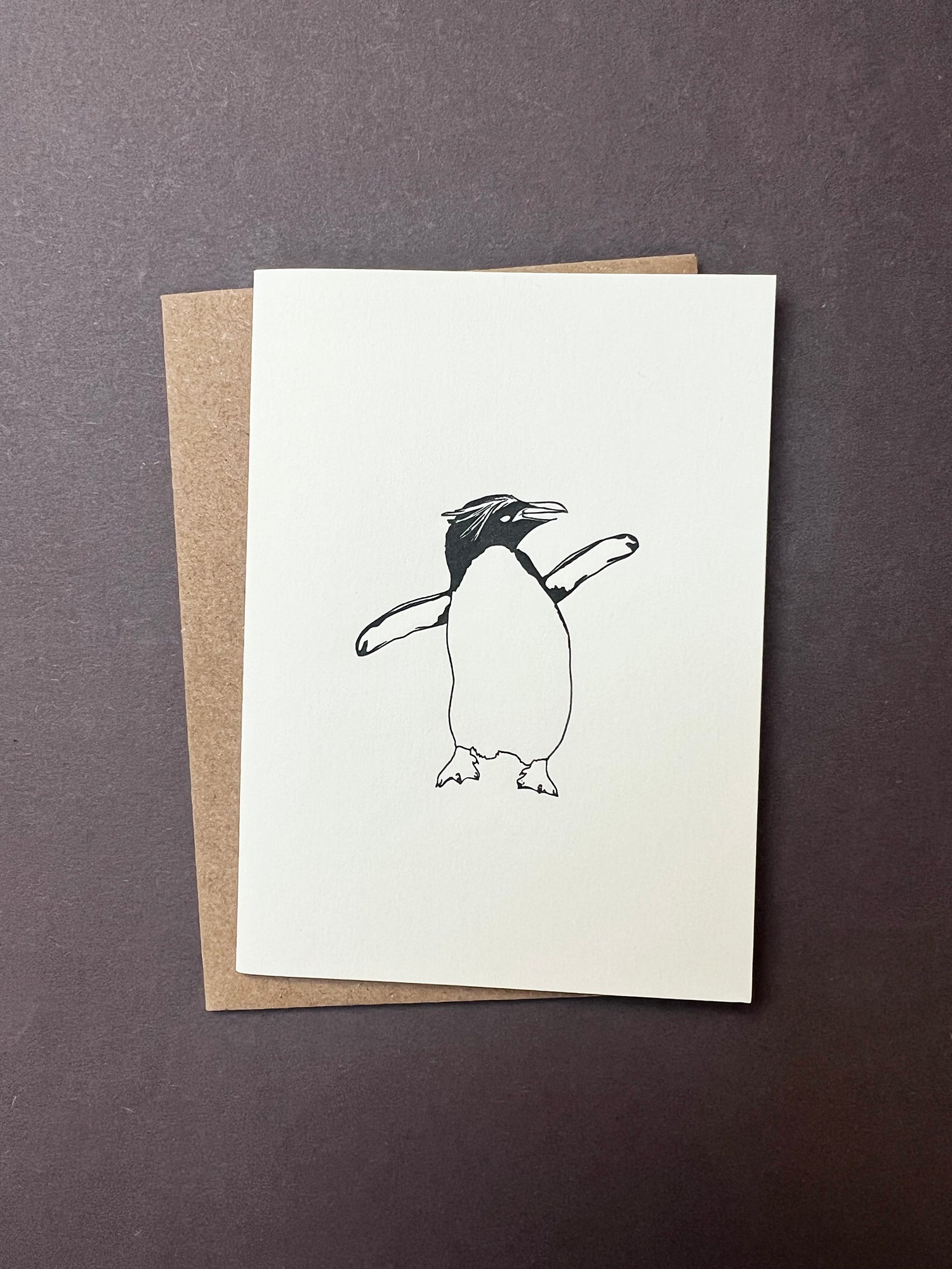 Macaroni Penguin Card