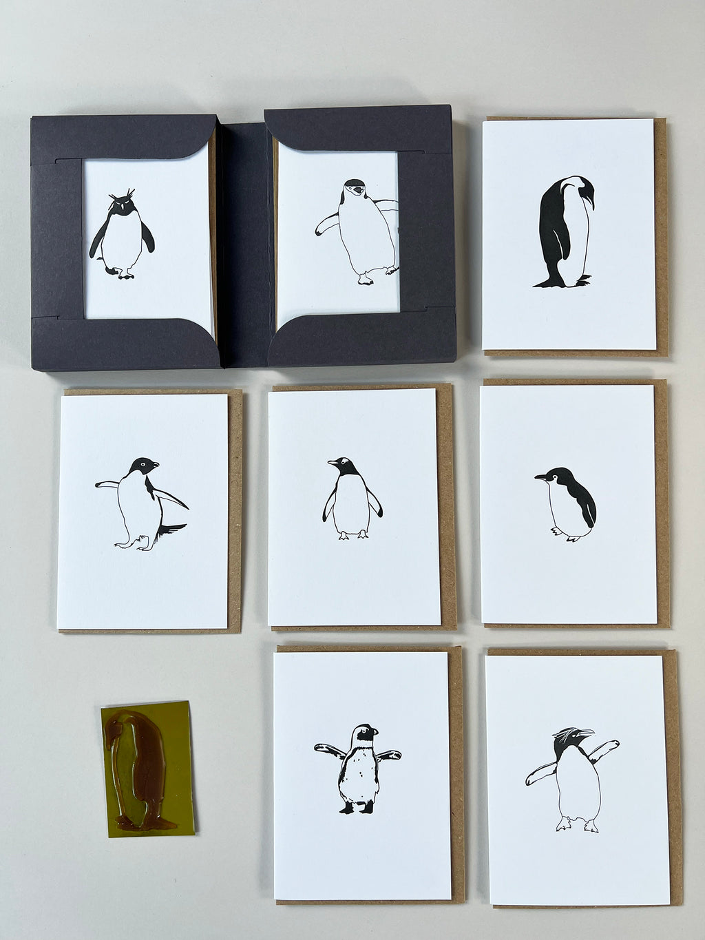Penguin Notecard Set | Set of 8