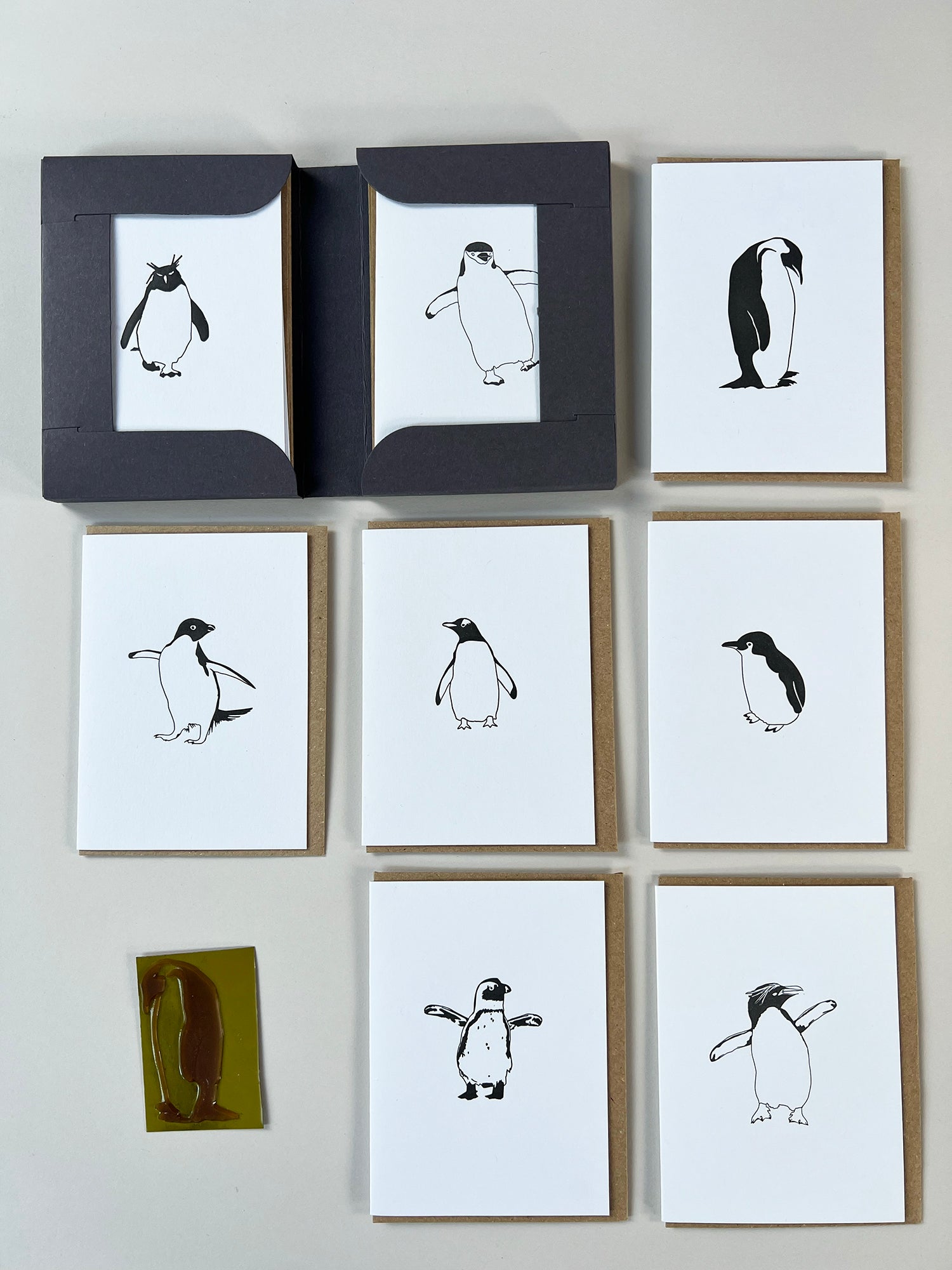 Penguin Notecard Set | Set of 8