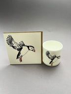 Puffin Landing Letterpress Card