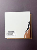 Horse Snuggles Letterpress Card