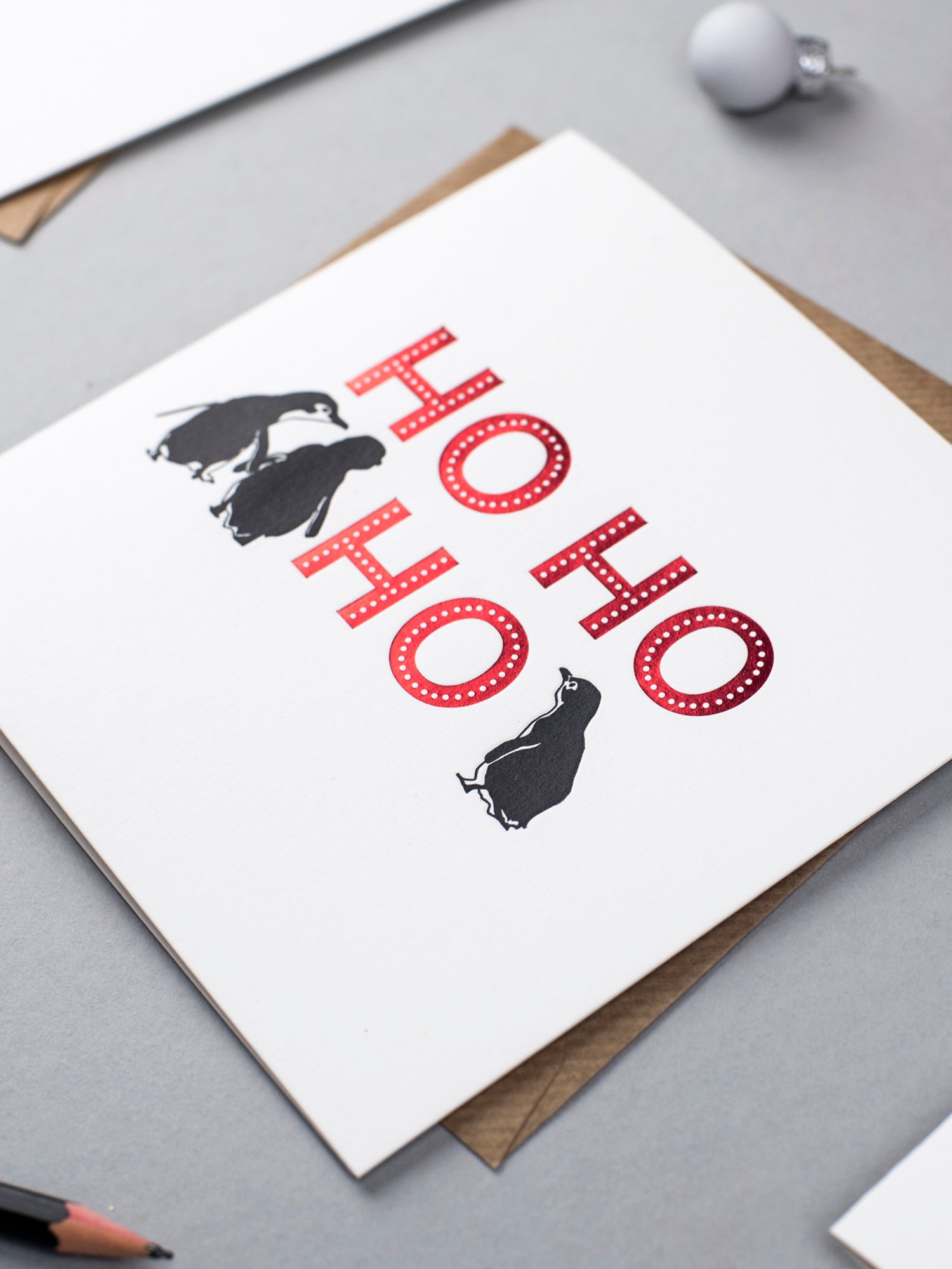 Ho Ho Ho Christmas Card