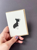 Boston Terrier Card