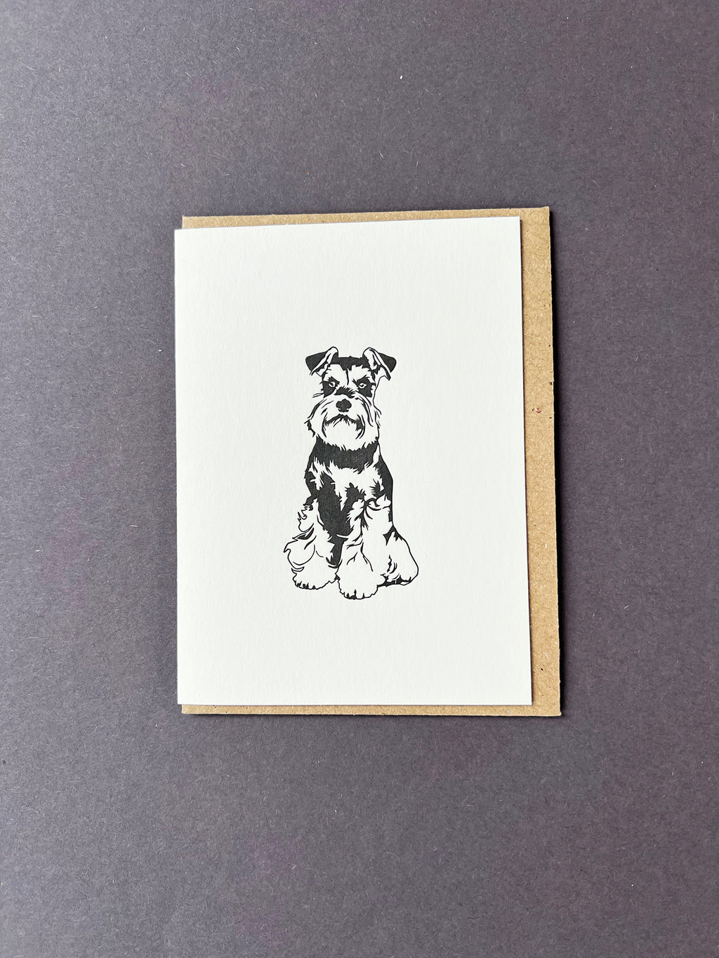 Miniature Schnauzer Card
