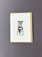 Miniature Schnauzer Card