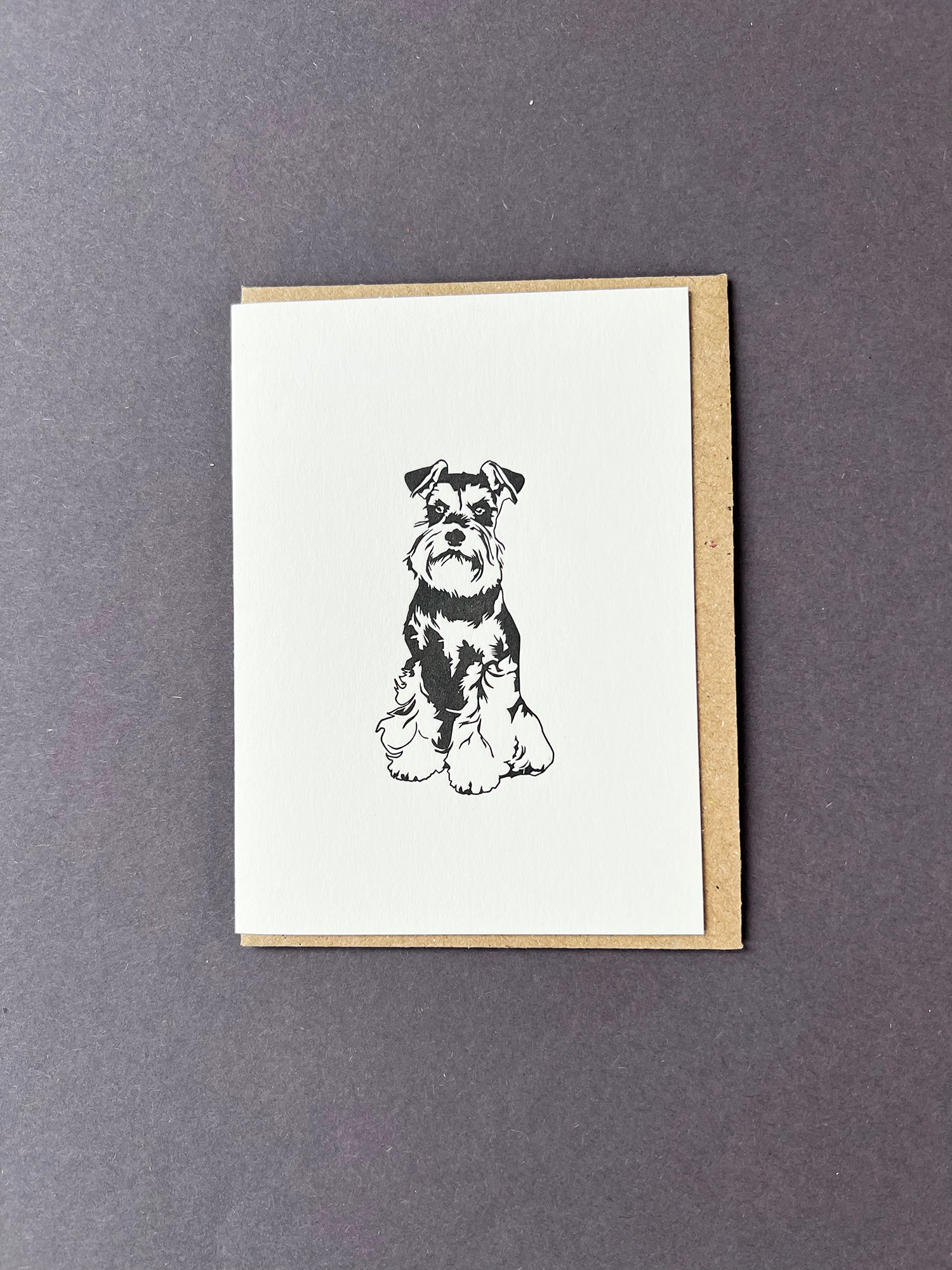 Miniature Schnauzer Card