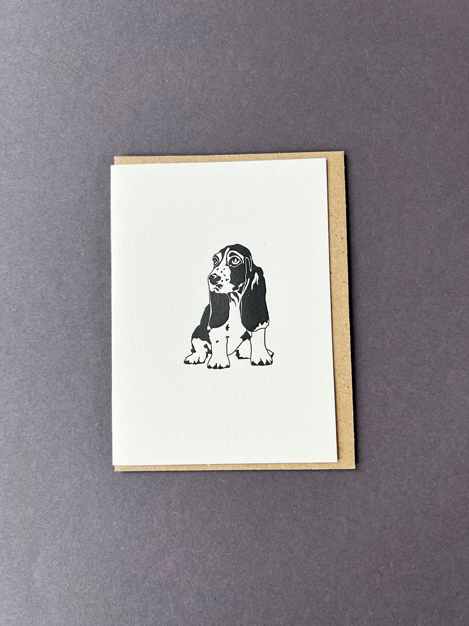 Basset Hound Card