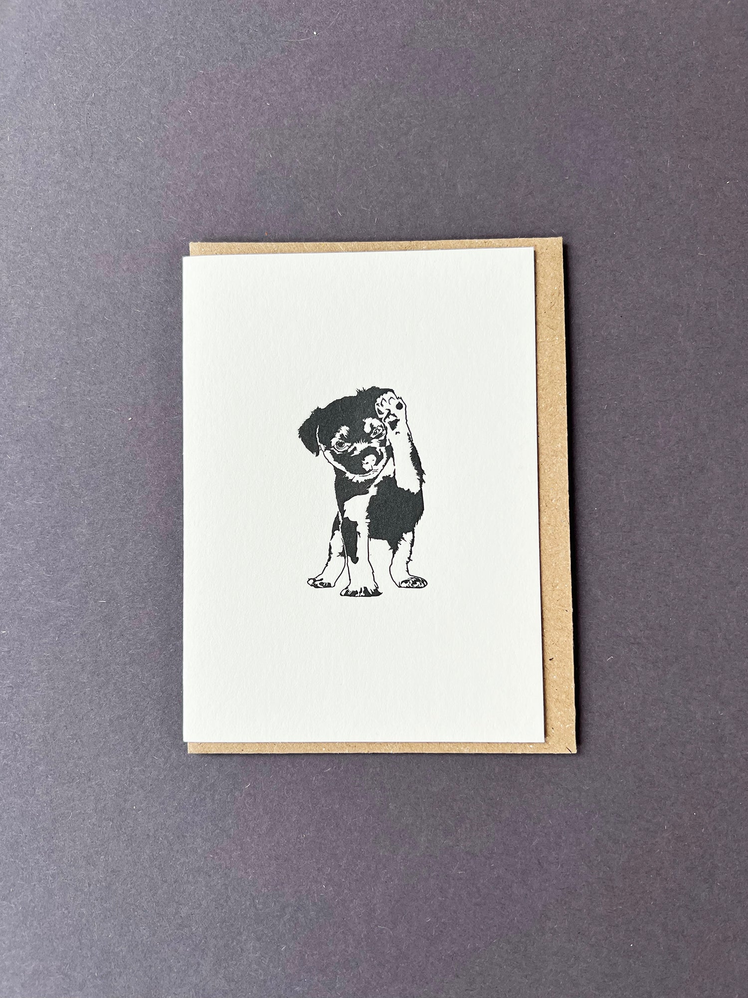 Border Terrier Card