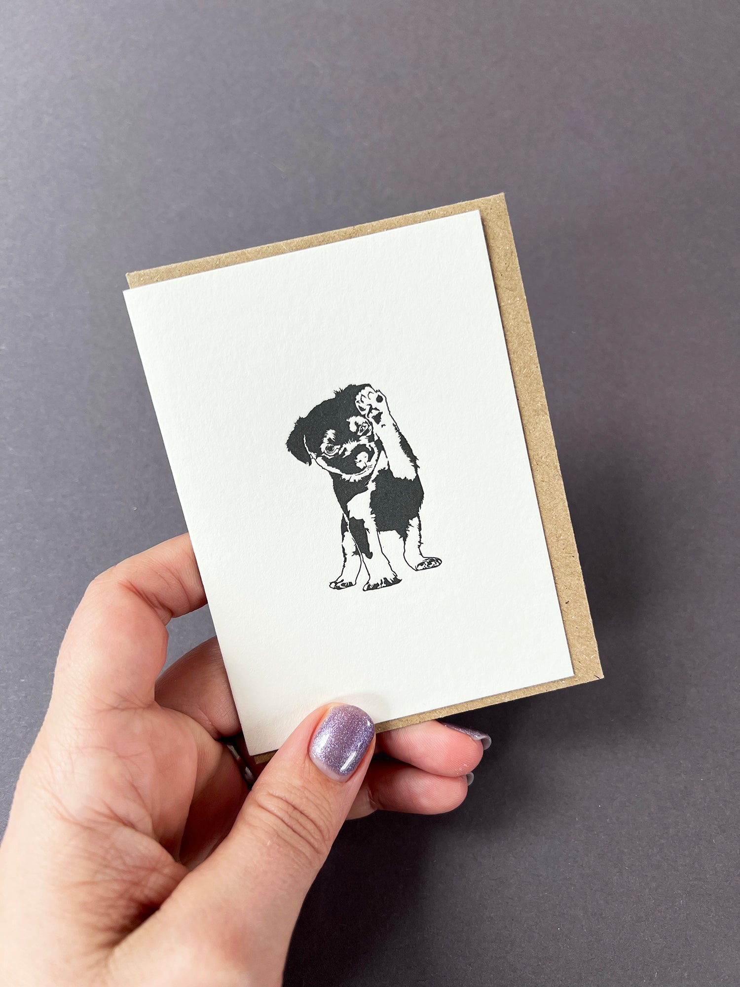 Border Terrier Card