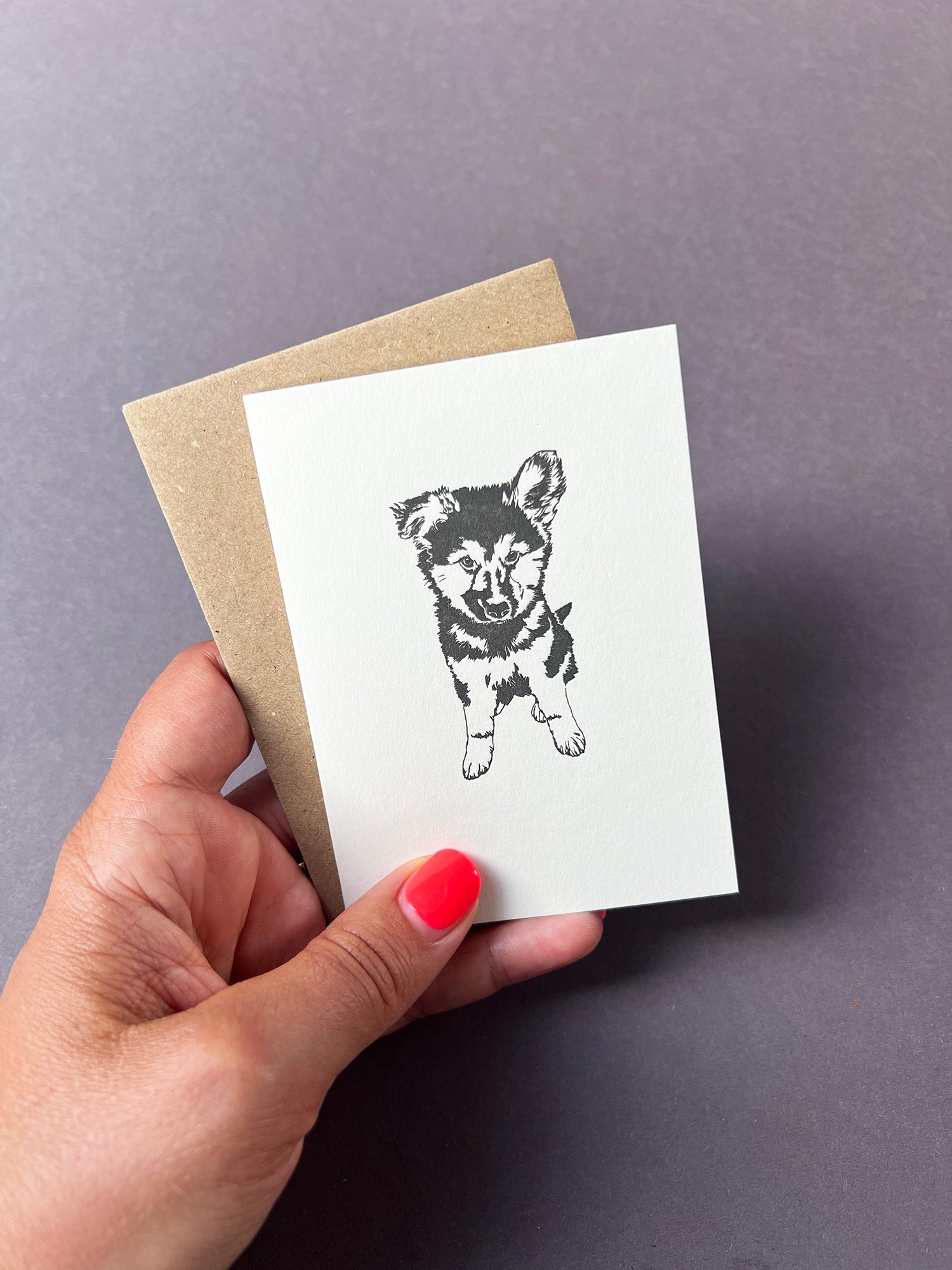 Alsatian Note Card