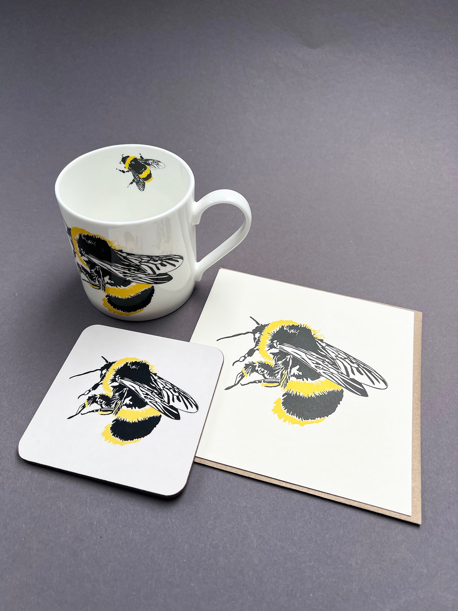 Bumble Bee Letterpress Card