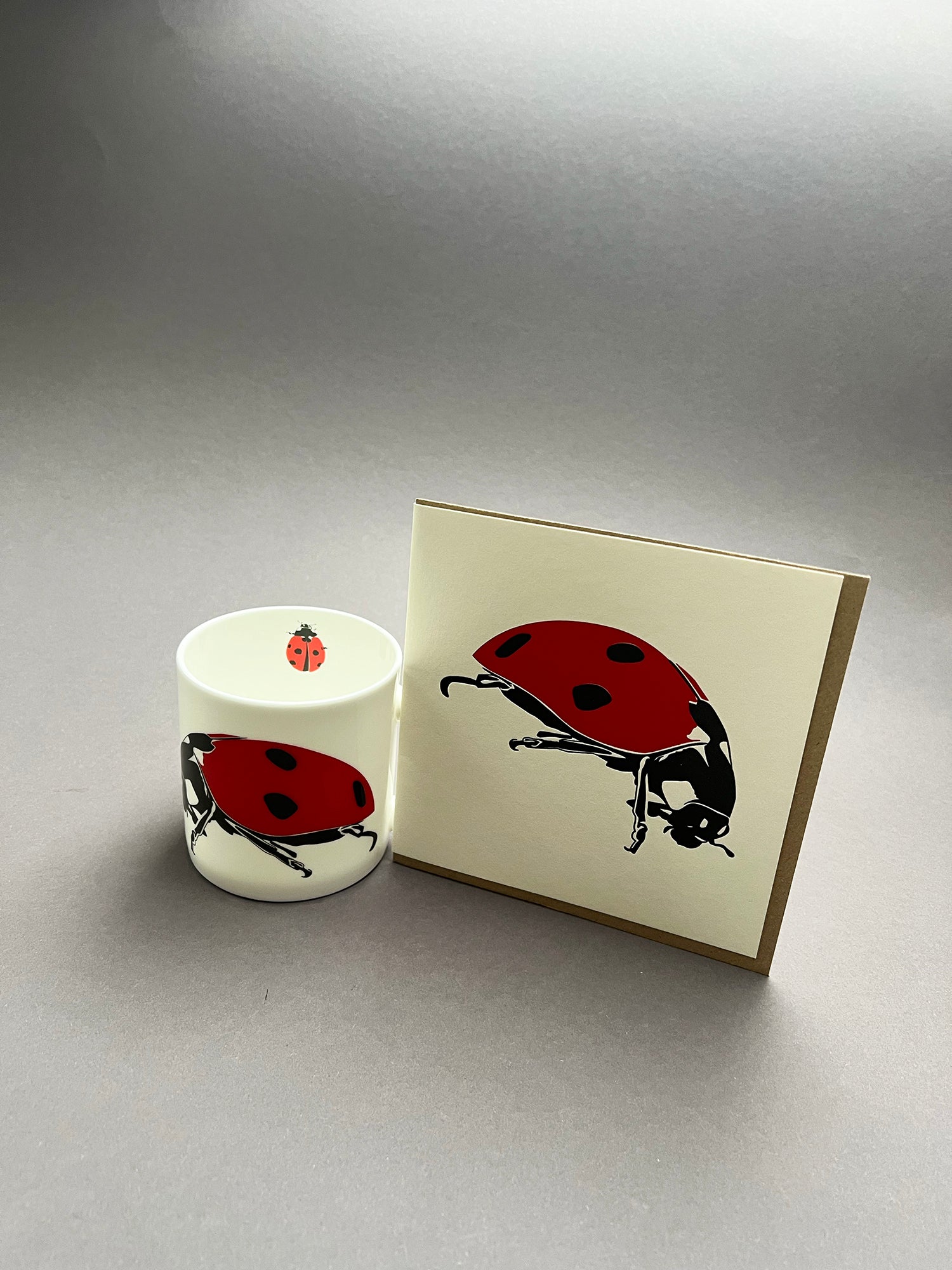 Ladybird Letterpress Card
