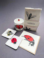 Ladybird Letterpress Card