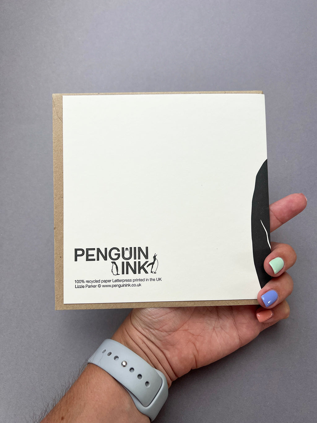 Penguin Family Letterpress Card