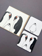 Penguin Family Letterpress Card